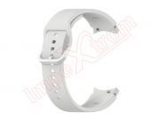 Silver / grey silicone S size band for smartwatch Samsung Galaxy Watch5 44mm, SM-R915F